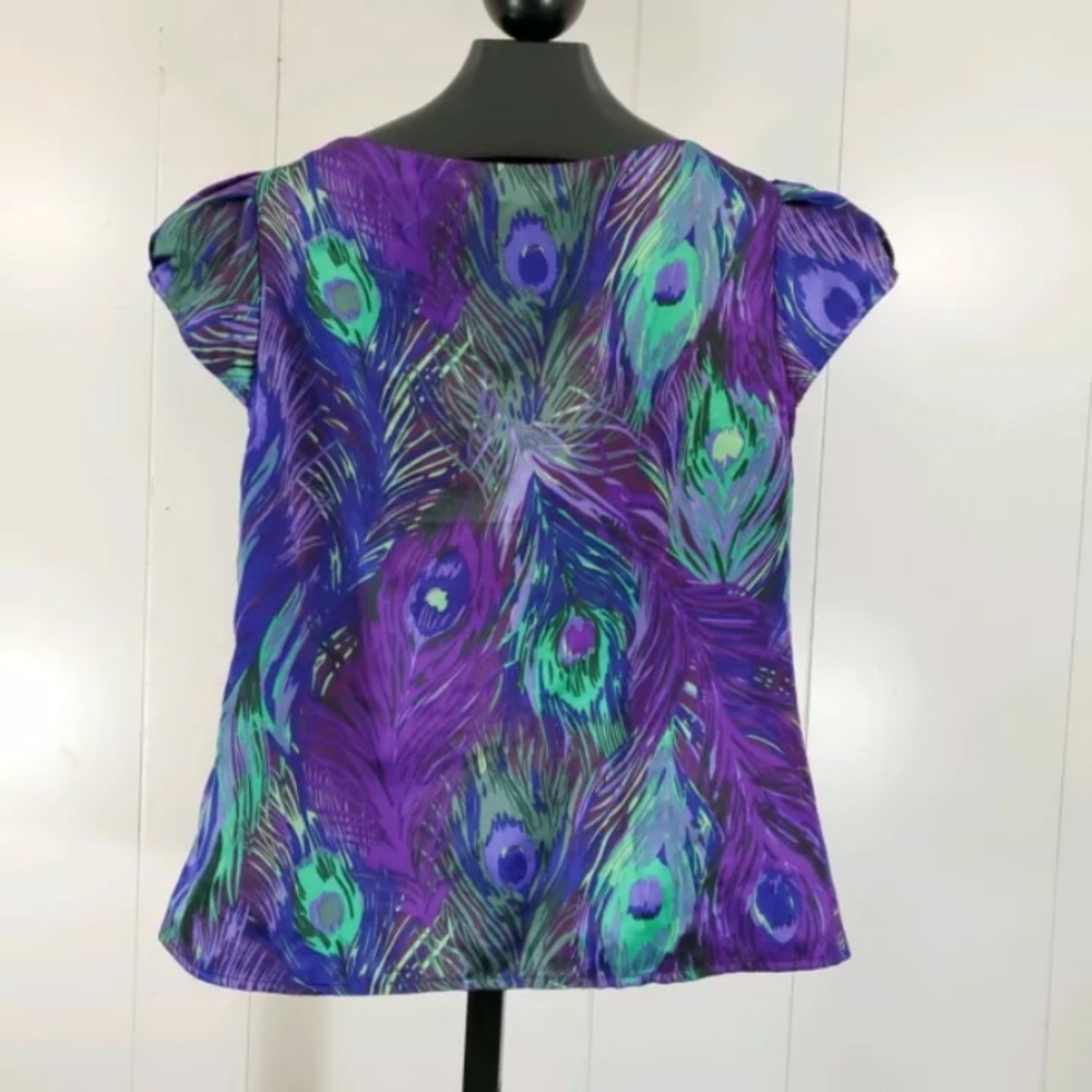 Banana Republic Peacock top - Picture 2 of 5